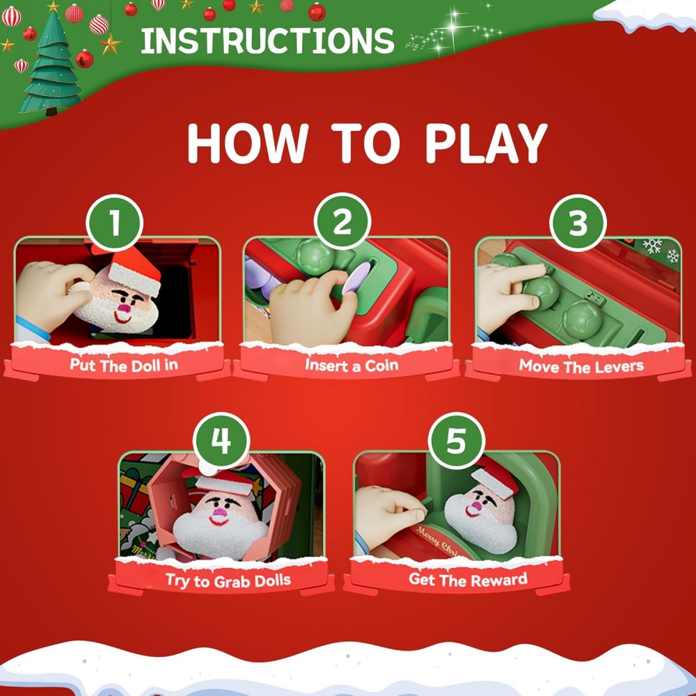 Christmas Claw Machine For Kid - đánh giá và giá Arcade Toy Vending Machine