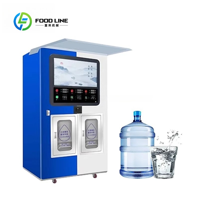 Purified water vending machine - đánh giá và giá Vending Machine Qr Code