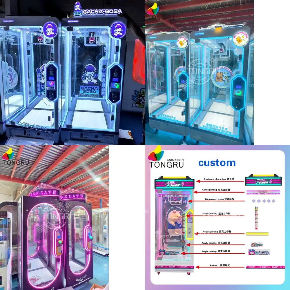 Big Toy Crane Cut the Rope Sci - đánh giá và giá Arcade Toy Vending Machine