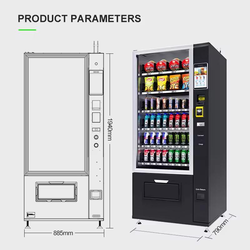 Automatic French Fries Vending - đánh giá và giá Commercial Vending Machine