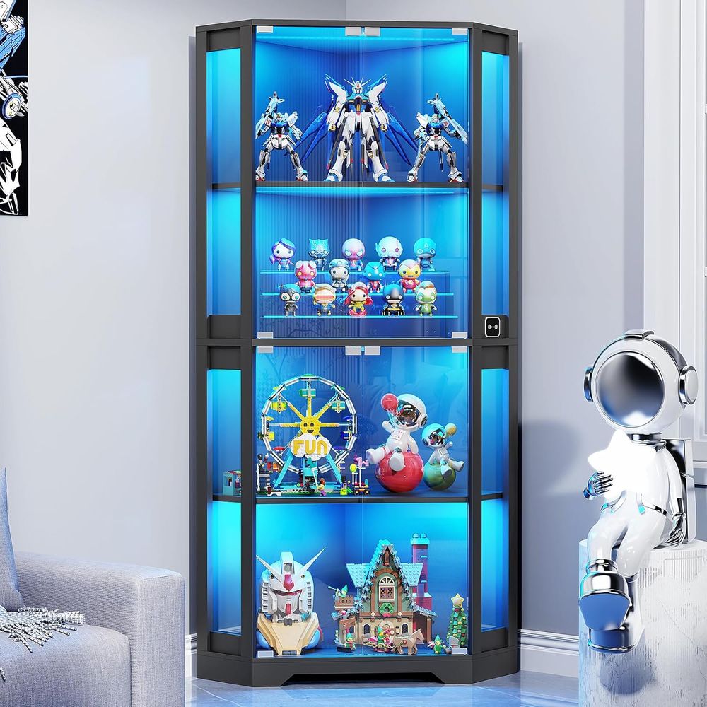 65 Illuminated Glass Display C - đánh giá và giá Glass Cabinet Display