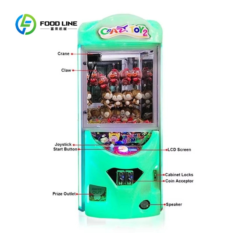 Customized Coin Operated Arcad - đánh giá và giá Arcade Prize Vending Machine