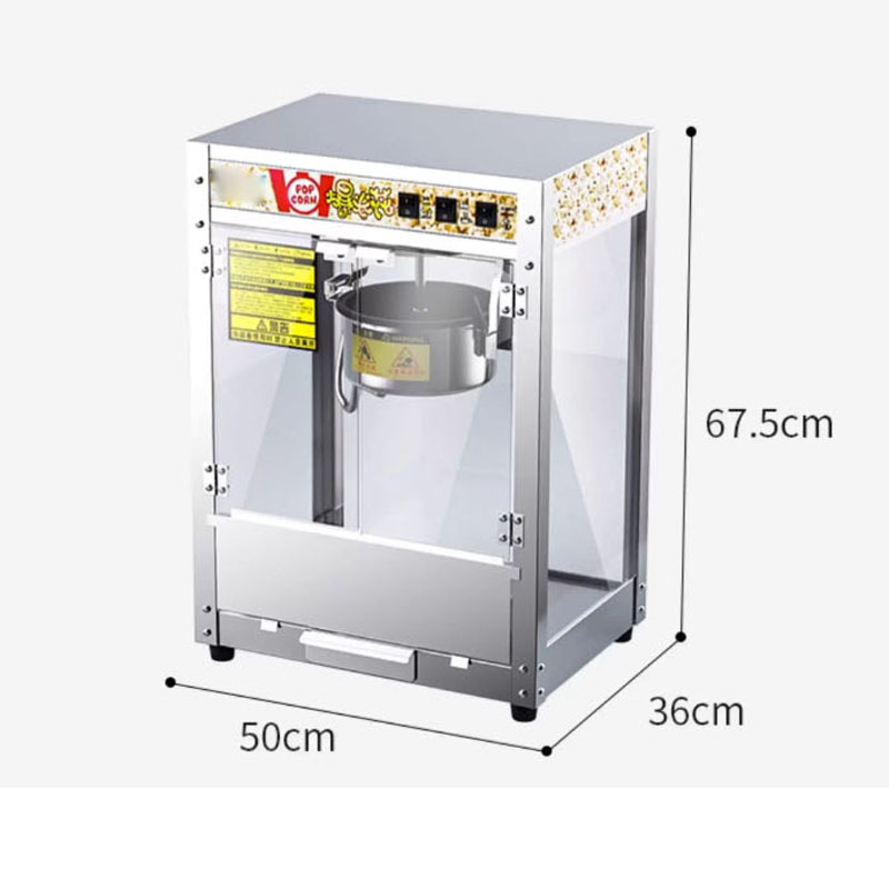 Fully Automatic Commercial Pop - đánh giá và giá Popcorn Vending Machine
