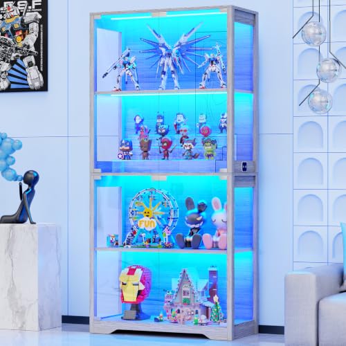 Display Cabinet with Glass Doo - đánh giá và giá Glass Cabinet Display