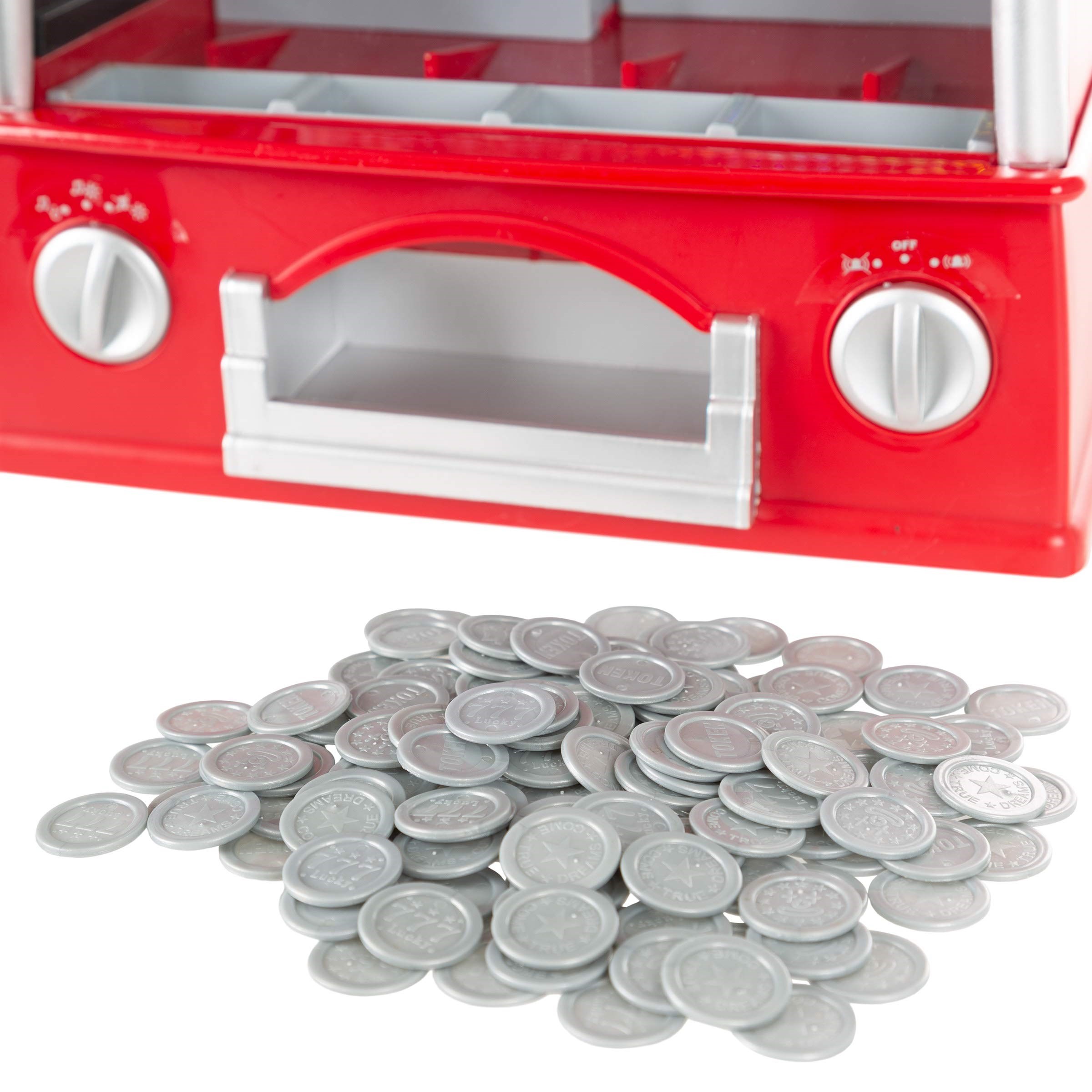 Đồng Tiền Dụng Cụ Đẩy Thu Nhỏ  - đánh giá và giá Arcade Prize Vending Machine