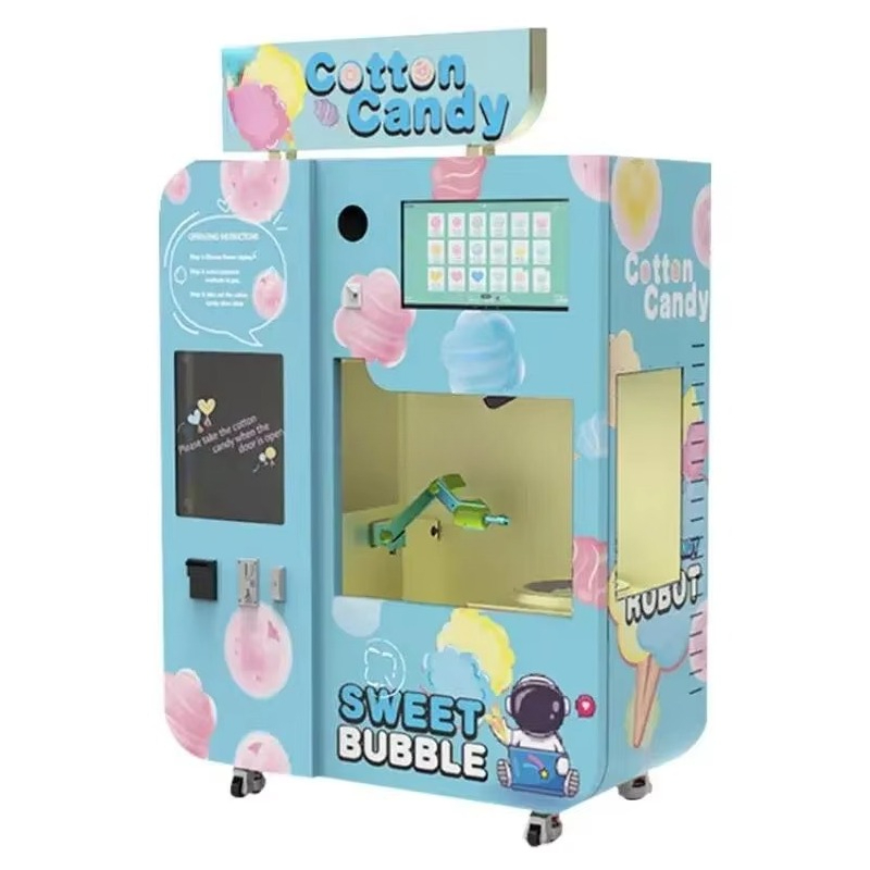 Fully Automatic Cotton Candy V - đánh giá và giá Commercial Vending Machine