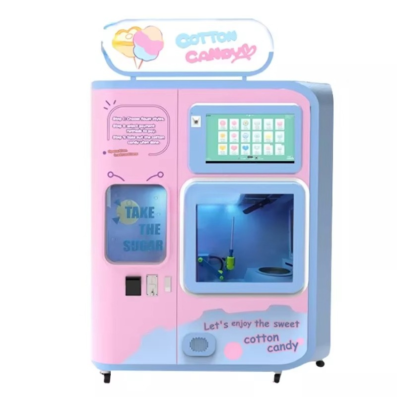 Fully Automatic Cotton Candy V - đánh giá và giá Commercial Vending Machine