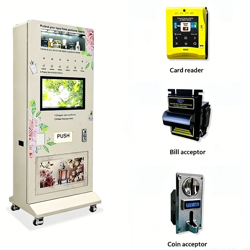 Perfume Spray Vending Machine  - đánh giá và giá Popcorn Vending Machine