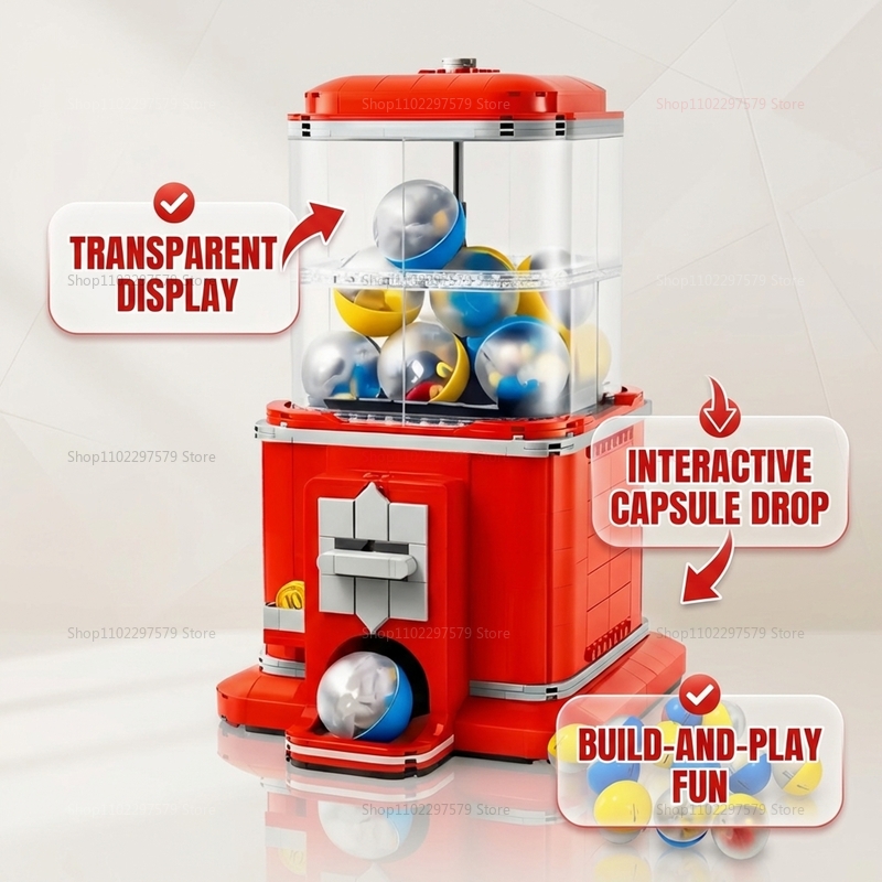 1343 PCS Vending Machine Build - đánh giá và giá Arcade Toy Vending Machine
