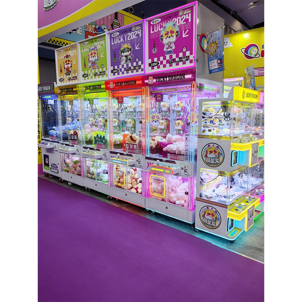 #New Colorful Claw Machine Luc - đánh giá và giá Arcade Toy Vending Machine