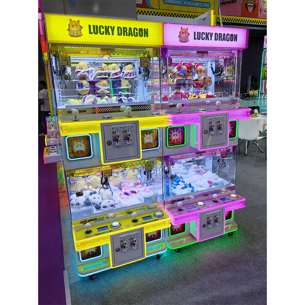 #New Colorful Claw Machine Luc - đánh giá và giá Arcade Toy Vending Machine
