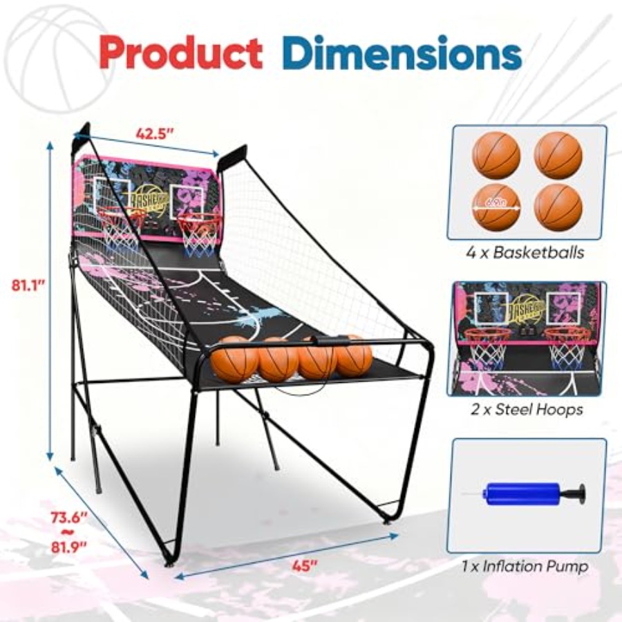 Indoor foldable 2-player elect - đánh giá và giá Arcade Games & Vending Co