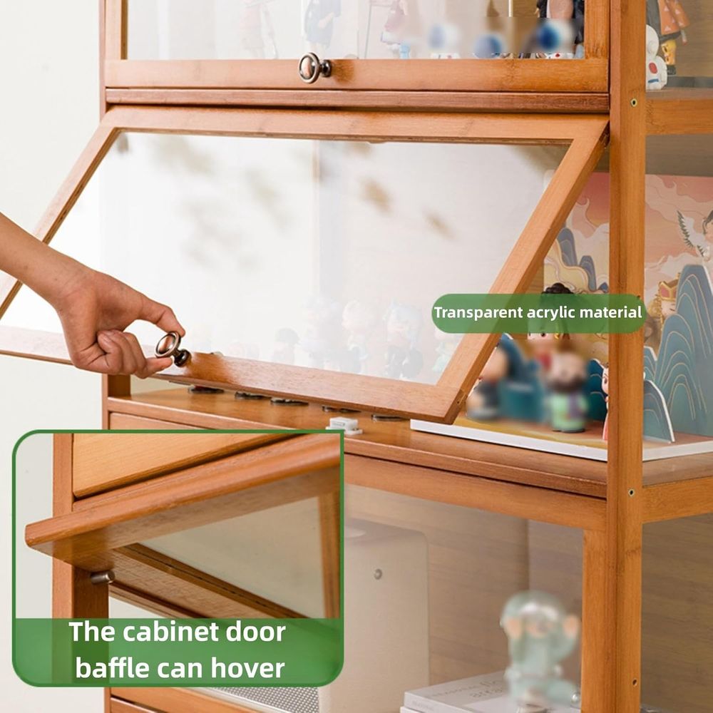 Acrylic Glass Curio Cabinet -  - đánh giá và giá Glass Cabinet Display