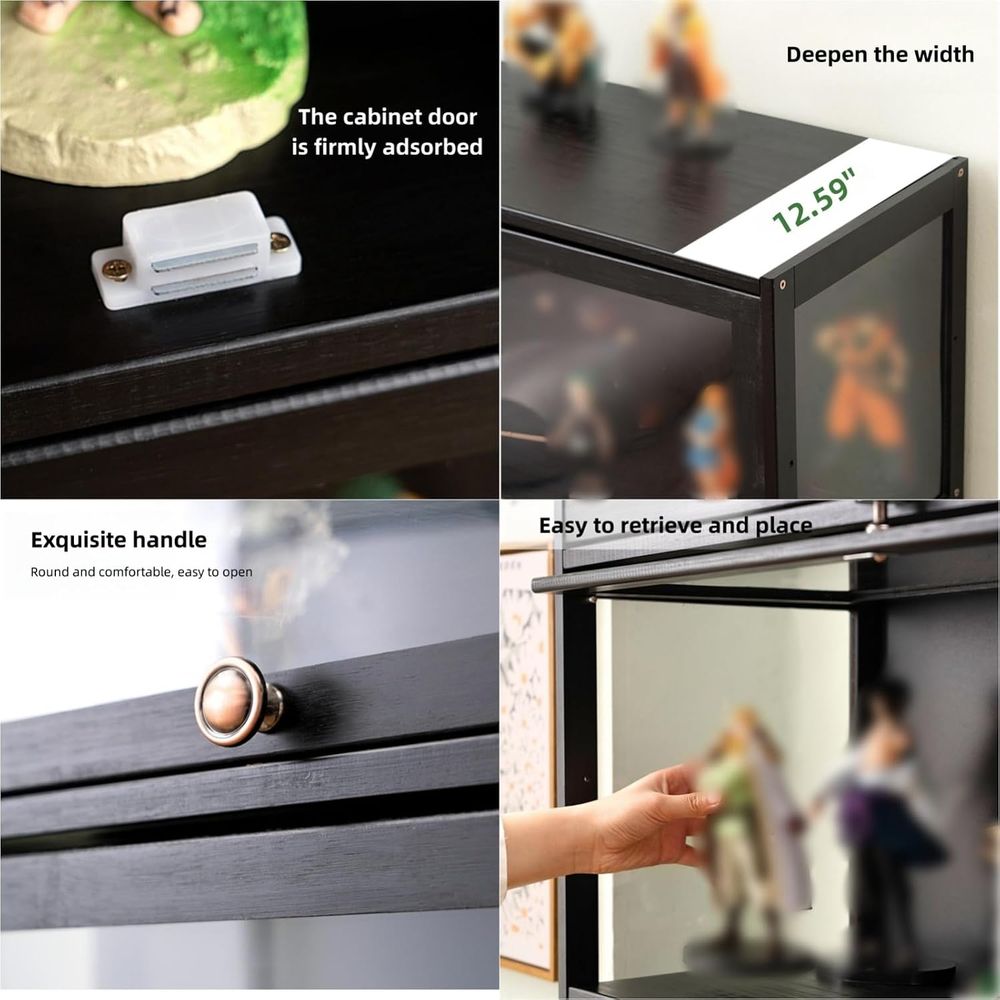 Acrylic Glass Curio Cabinet -  - đánh giá và giá Glass Cabinet Display