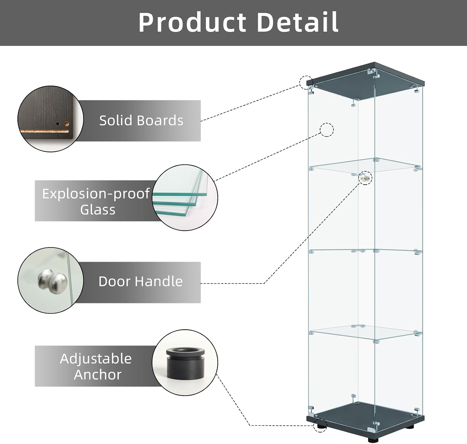 Glass Display Cabinet With Loc - đánh giá và giá Glass Cabinet Display