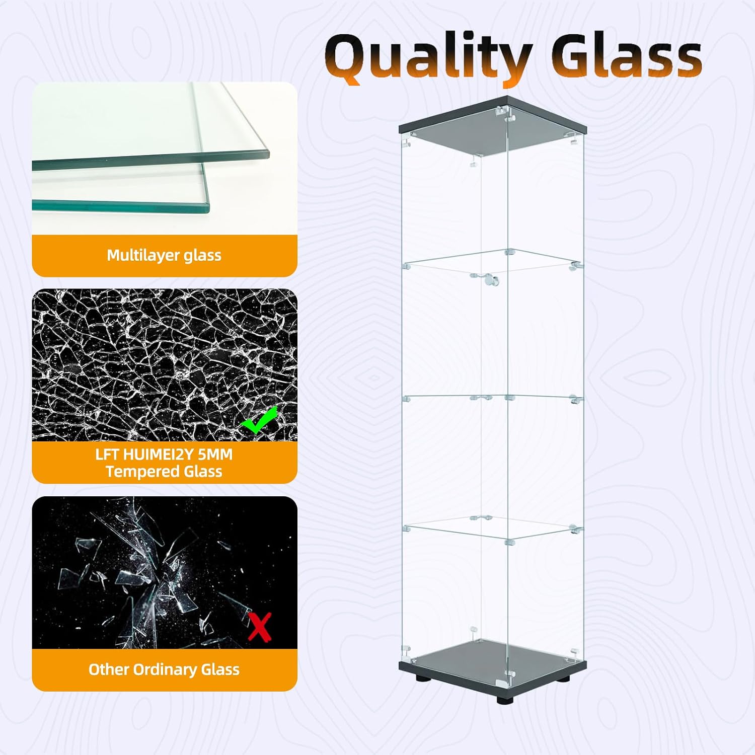 Glass Display Cabinet With Loc - đánh giá và giá Glass Cabinet Display