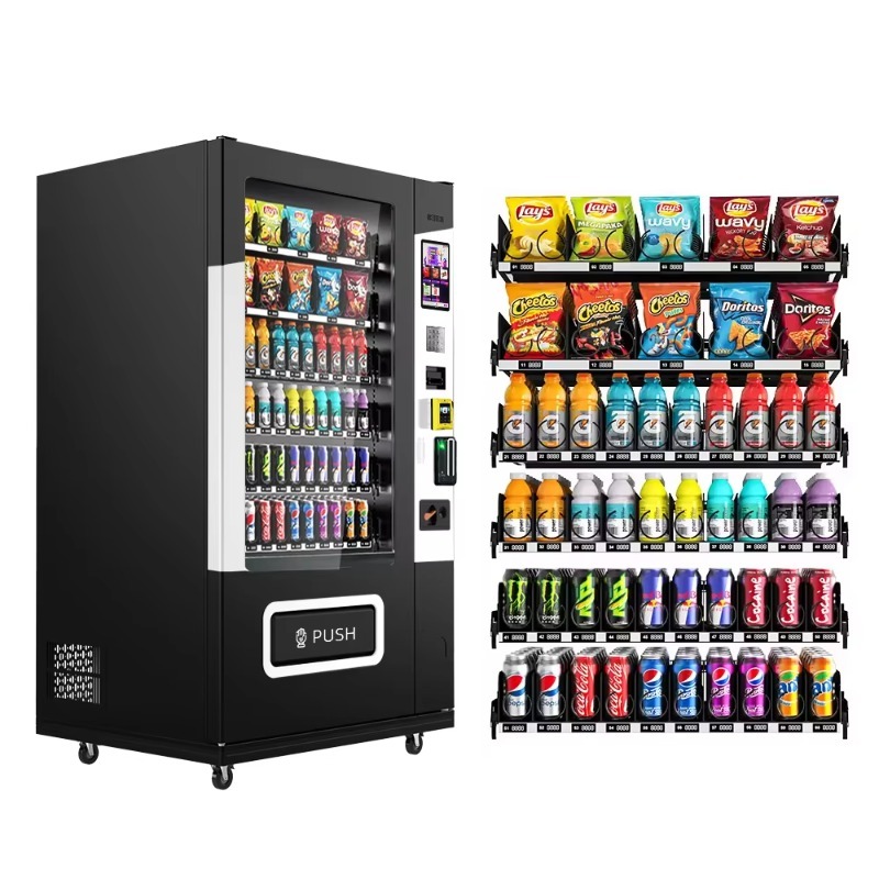 Retail Snack Drink Vending Mac - đánh giá và giá Vending Machine Qr Code