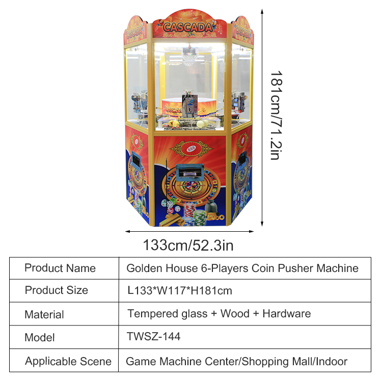 6 Players Arcade Game Machines - đánh giá và giá Arcade Style Vending Machine