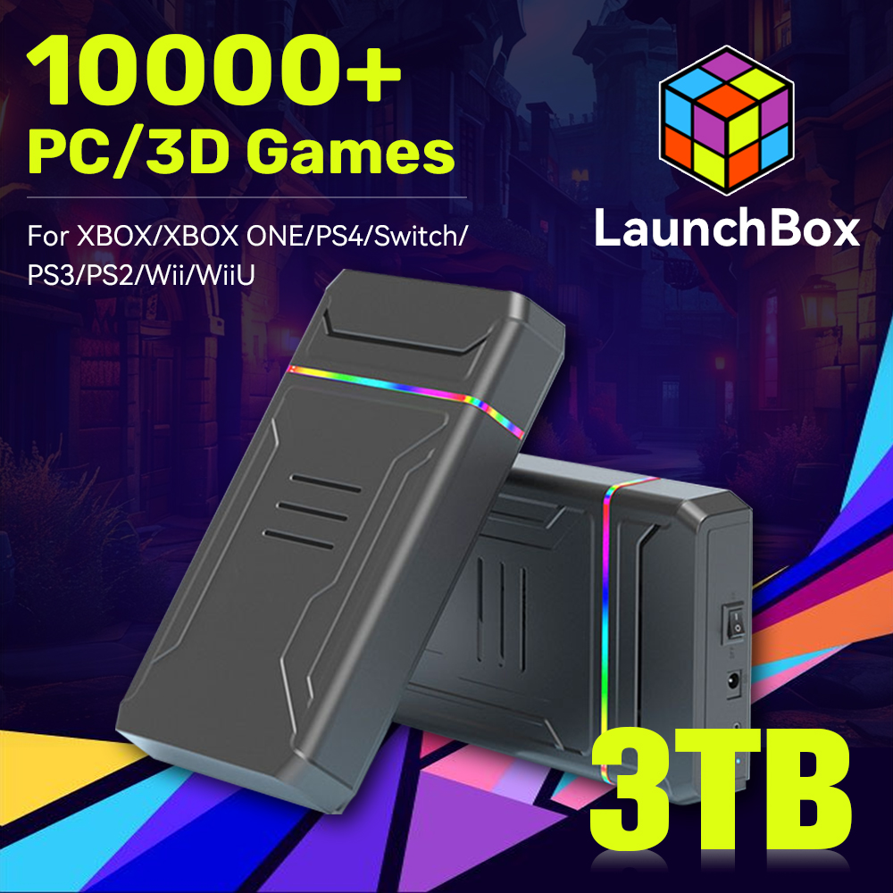 JMachen Launchbox 3TB Gaming H - đánh giá và giá Arcade X