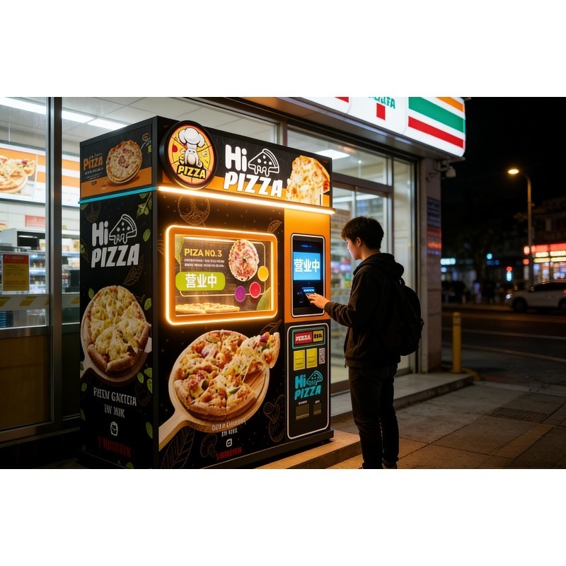Automatic Pizza Making Vending - đánh giá và giá Commercial Vending Machine