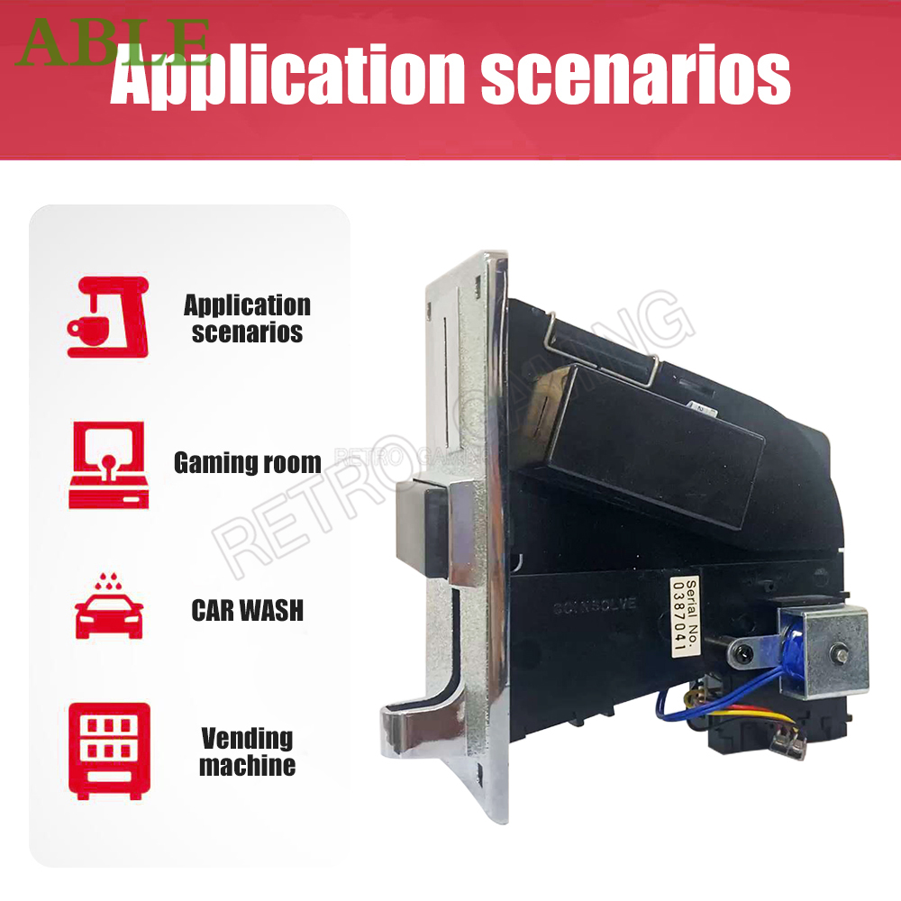 EU9 Coin Acceptor Metal Panel  - đánh giá và giá Arcade Games Vending