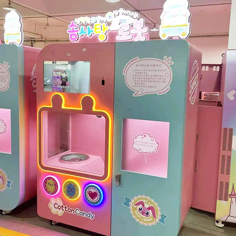 High Quality Cotton Candy Vend - đánh giá và giá Popcorn Vending Machine