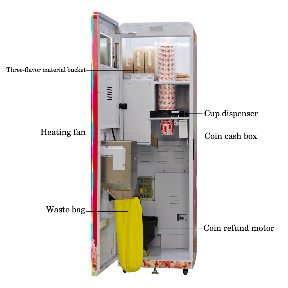 Professional Custom Commercial - đánh giá và giá Popcorn Vending Machine