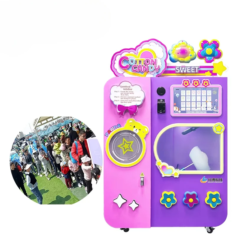 Customized Cotton Candy Vendin - đánh giá và giá Commercial Vending Machine