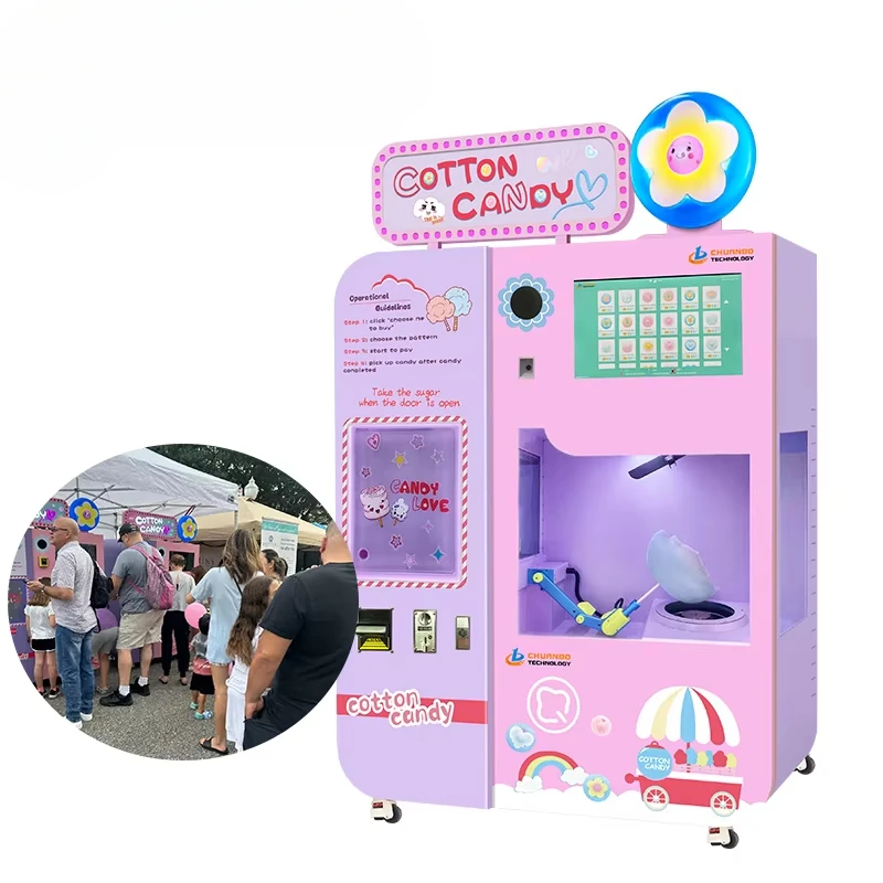Customized Cotton Candy Vendin - đánh giá và giá Commercial Vending Machine