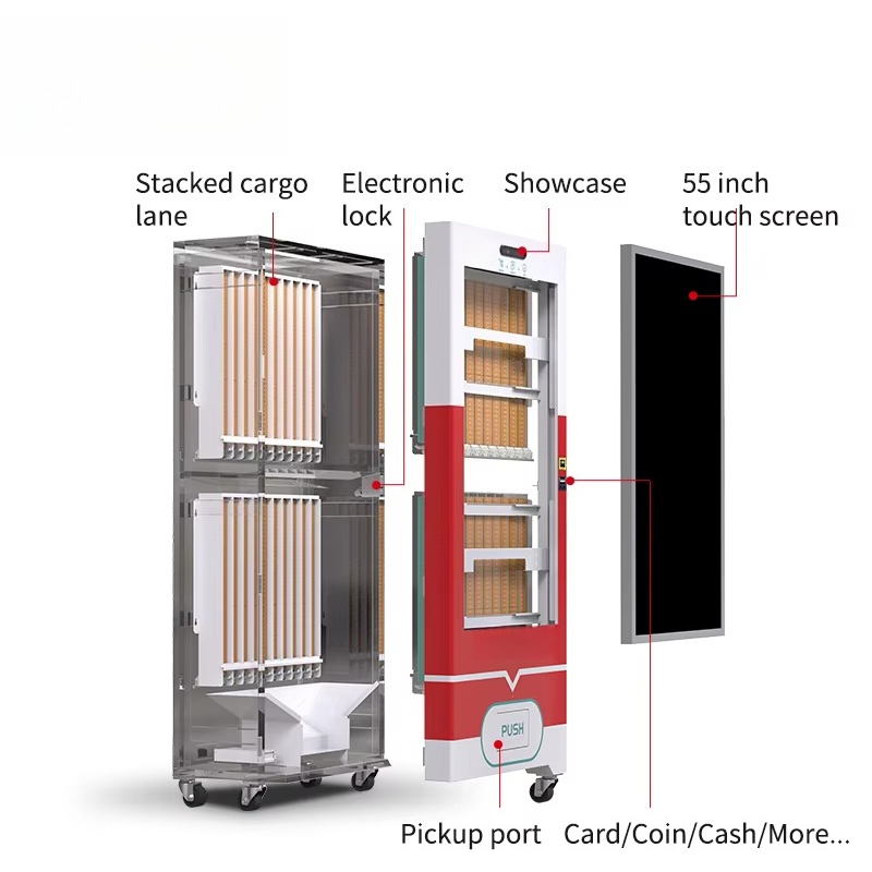 Customizable Vending Bar Outdo - đánh giá và giá Vending Machine Qr Code
