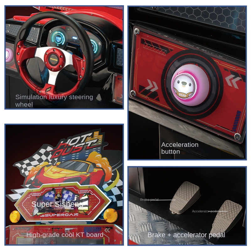 Coin Operated Arcade Game Mach - đánh giá và giá Racing Arcade Cabinet